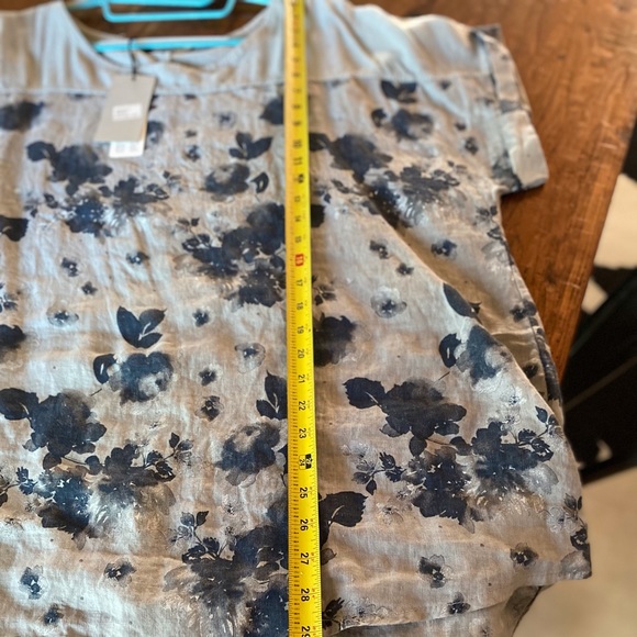 Linen floral top - Picture 6 of 6